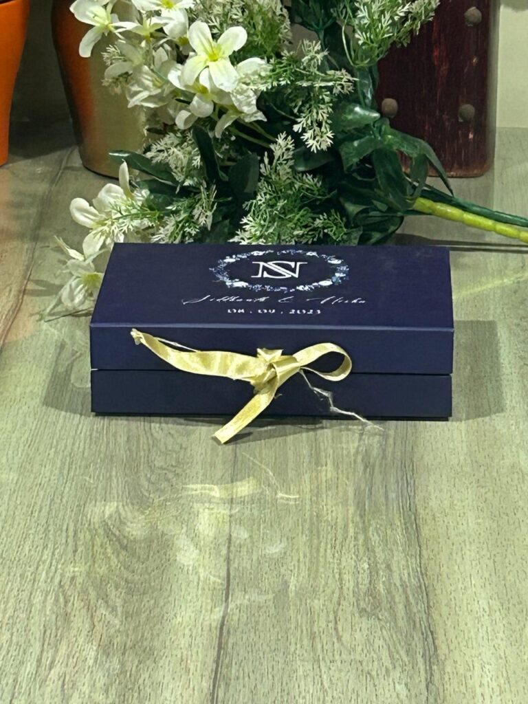 blue magnetic gift box